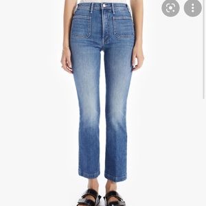 Mother The Huster Patch Pocket Jeans Size 25